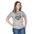 thumbnail image 1 of Cute Edgy Love Me Heart Romantic Women's Plus Size Graphic Tee Brisco Brands 3X, 1 of 2