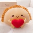 thumbnail image 1 of Toy Heart Dumpling Pillow - Soft Stuffed Animal for Kids - Adorable Hugging Toy for Home and, 1 of 3