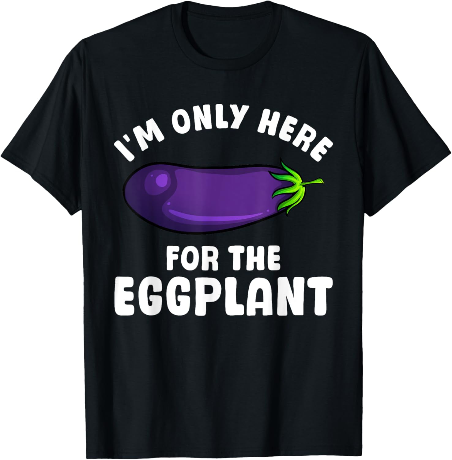 Eggplant Funny Print Pattern Men Women Pullover Hoodie