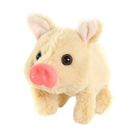 Cute Electric Plush Pig - Walks, Wiggles & Makes Realistic Sounds, Soft Stuffed Toy for Toddlers