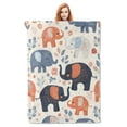 Cute Elephant Blanket Gifts for Adults Kids Soft Warm Lightweight Cozy