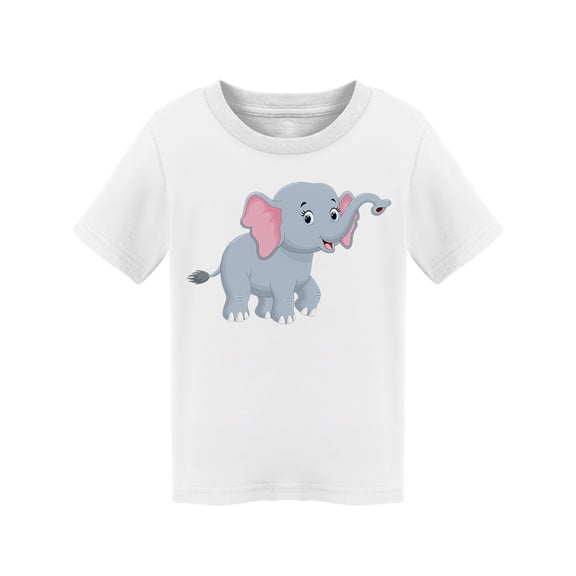 Cute Elephant Cartoon Design T-Shirt Toddler -Image by Shutterstock,  3 Toddler