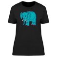 thumbnail image 1 of Cute Elephant Doodle Cartoon T-Shirt Women -Image by Shutterstock, Female Small, 1 of 2