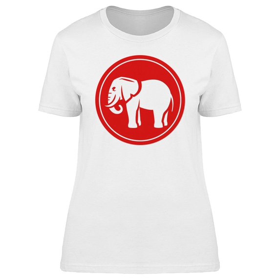 Cute Elephant Doodle Tee Women's -Image by Shutterstock