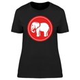 thumbnail image 1 of Cute Elephant Doodle Tee Women's -Image by Shutterstock, 1 of 2