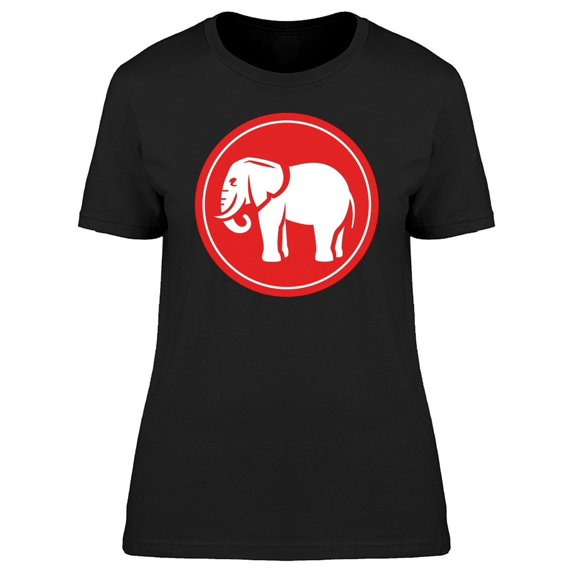 Cute Elephant Doodle Tee Women's -Image by Shutterstock