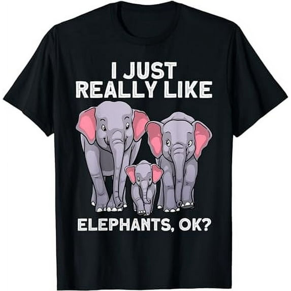 Cute Elephant For Men Women Kids Land Animal Elephant Lover T-Shirt