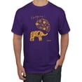 thumbnail image 1 of Cute Elephant Love Imagine Inspirational/Christian Men's Graphic T-Shirt, Purple, Large, 1 of 3