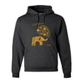 thumbnail image 1 of Cute Elephant Love Imagine Inspirational/Christian Unisex Graphic Hoodie Sweatshirt, Heather Black, Small, 1 of 3