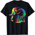thumbnail image 1 of Cute Elephant Lover Animal on Elephant T-Shirt, 1 of 5