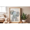 thumbnail image 1 of Cute Elephant Nursery Poster, Unframed Paper Poster 16x20in, 1 of 4