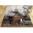 thumbnail image 1 of Cute Elephant Rug, Area Rug, Office Rug, Stair Rug, Hallway Rug, Animal Rug, Bathroom Rug, Large Rugs, Corridor Rugs, Decorative Rugs, 3.3'x6.5' - 100x200 cm, 1 of 8