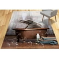 thumbnail image 1 of Cute Elephant Rug, Area Rug, Office Rug, Stair Rug, Hallway Rug, Animal Rug, Bathroom Rug, Large Rugs, Corridor Rugs, Decorative Rugs, 3.3'x9.2' - 100x280 cm, 1 of 8