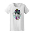 thumbnail image 1 of Cute Elephant With Knitted Hat T-Shirt Women -Image by Shutterstock, Female Medium, 1 of 2