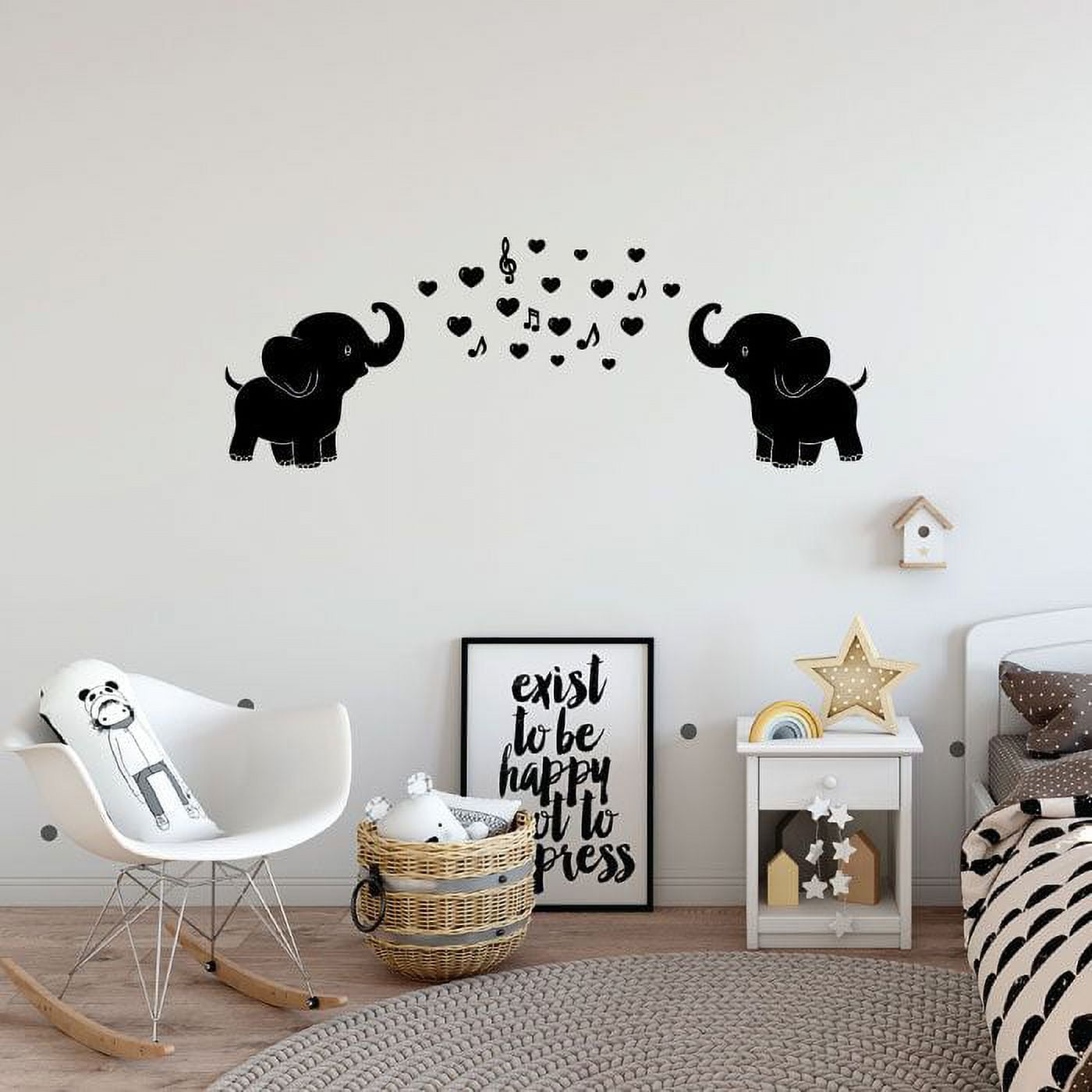 Dream Big Little One - Cute Baby Elephant Cartoon
