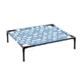 thumbnail image 1 of Cute Elevated Cat Bed Raised Pet Cot with Fun Print, Cooling Breathable Mesh for Cats Kittens Small Dogs, Avocado Cartoon Pattern Kitten Puppy Bed Indoor Outdoor, 1 of 5