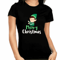 thumbnail image 1 of Cute Elf Christmas Tshirts Womens Christmas Pajamas Cute Christmas Shirts for Women Christmas Shirt, 1 of 6