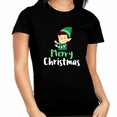 thumbnail image 1 of Cute Elf Christmas Tshirts Womens Christmas Pajamas Cute Plus Size Christmas Shirts for Women Plus Size, 1 of 9