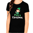 thumbnail image 1 of Cute Elf Girls Christmas Tshirts Kids Christmas Shirt Cute Christmas Shirts for Girls Christmas Shirts, 1 of 6