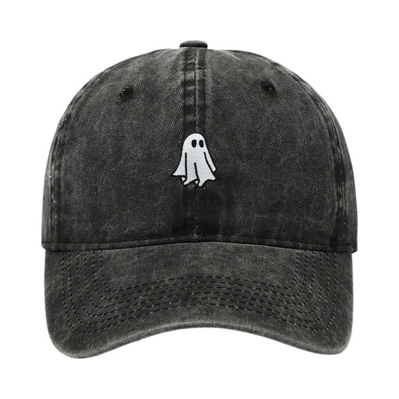 Cute Embroidered Hat Halloween Baseball Cap For Black Ideal For Halloween Party & Comfortable & Stylish Unisex Hat Other 12Cm Halloween Decor