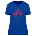 thumbnail image 1 of Cute Embroidery Red Roses T-Shirt Women -Image by Shutterstock, Female Large, 1 of 2