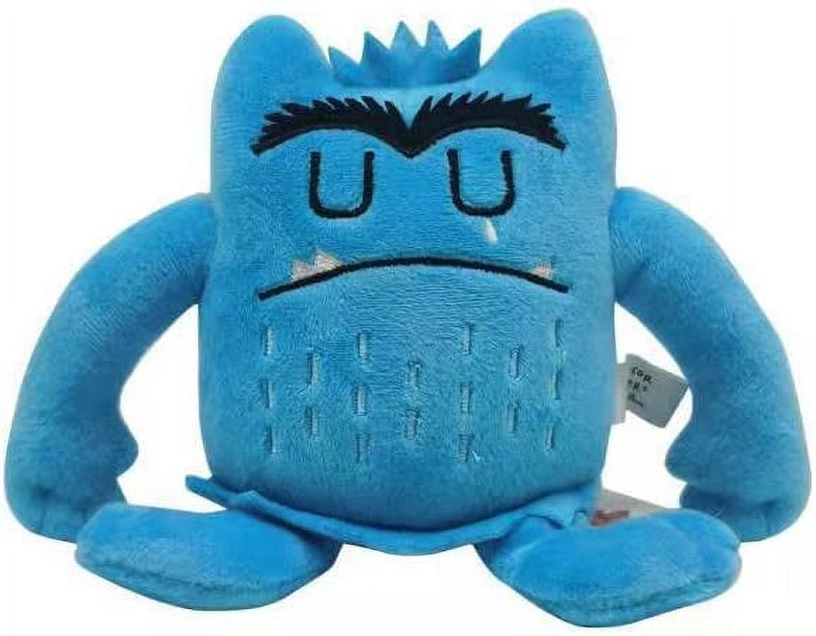 Juguetes de peluche de monstruo, muñeca de dibujos animados My Emotional  Little Monster, juguete de peluche de monstruo azul/rojo, juego de muñeca  de