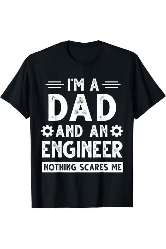 Cute Engineer Dad Men Father's Day Mechanical Engineering T-Shirt