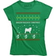 thumbnail image 1 of Cute English Bulldog Christmas Funny Animal Lover Xmas Gift Women T-Shirt, 1 of 4