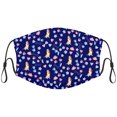 thumbnail image 1 of Cute English Cocker Spaniel Dog Graphic Printed Cloth Face Masks Reusable Washable Adjustable for Adults (1 PCS), 1 of 5