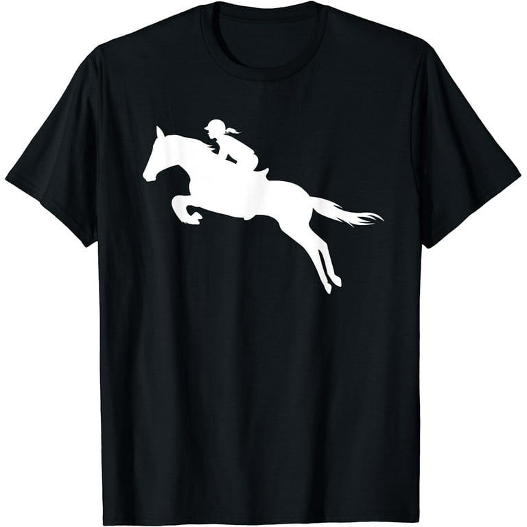 Cute English Riding Hunter Jumper Girl Riding Horse Tee Gift Cute English Riding Hunter Jumper Girl Riding Horse Tee Gift
