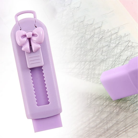 Cute Eraser That Does Not Leave Marks Retractable Clean and Has Little Push Pull Eraser for Primary Office Students Creative Stationery