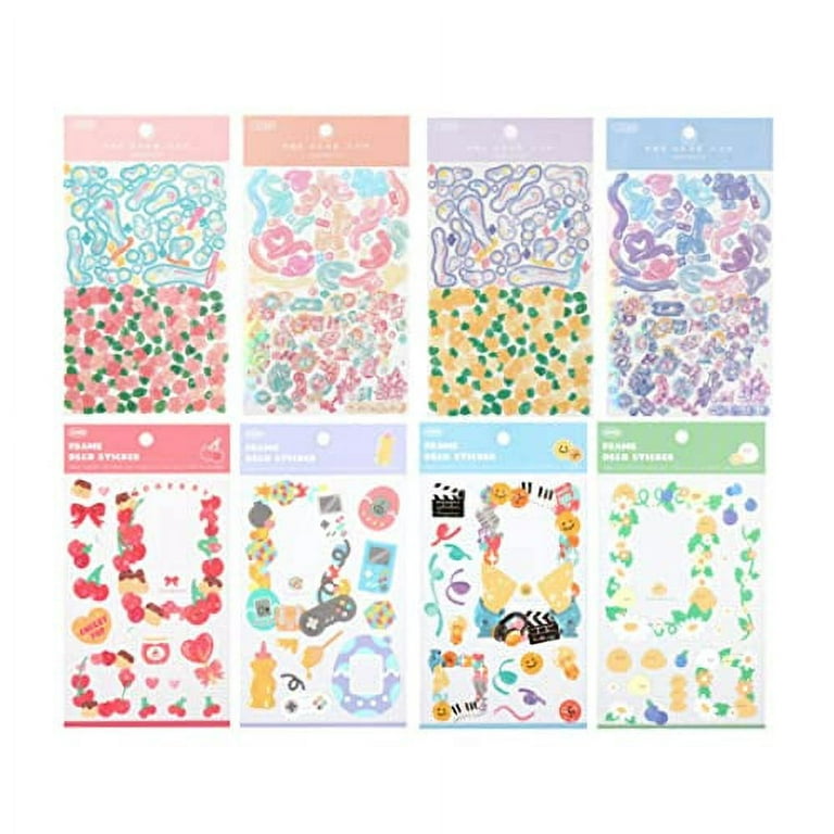 Confetti Sticker Sheet Photocard Stickers, Kpop, Kpop Stickers