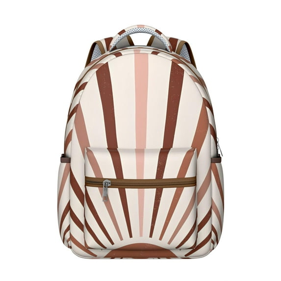 Cute Ethnic Backpack with Stylish Boho Chic Designs, Made for School Use by Elementary Students, Features Retro Patterns and Bohemian Charm, Lightweight to Carry