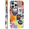 thumbnail image 1 of Cute European Summer Collage Case for iPhone 15 Pro 6.1'', Lovely Fruit Lemon Pattern Print Design Funda Aesthetic Slim Fit Soft TPU Silicone Shockproof Protective Cover for Women Girl Boy Men, 1 of 5