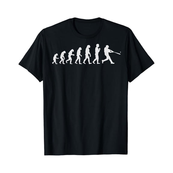 Cute Event Baseball Evolution Batter Players Softball Gift T-Shirt, Size S-5XL
