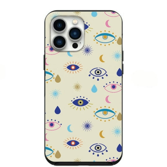 Cute Evil Eye  Moons Phone Case for iPhone 7 8 X XS XR SE 11 12 13 14 Pro Max Mini Note s10 s10plus s20 s21 20plus