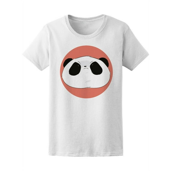 Cute Evil Panda Head T-Shirt Women -Image by Shutterstock, Female Large