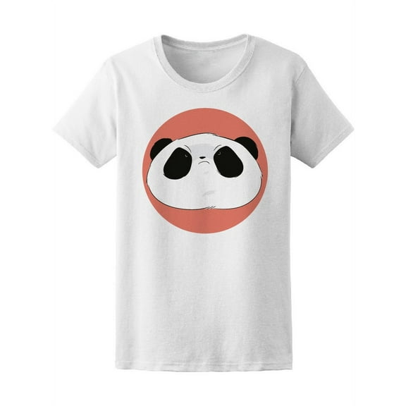 Cute Evil Panda Head T-Shirt Women -Image by Shutterstock, Female Medium