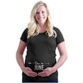 thumbnail image 1 of Cute Expecting Baby Due in June Women's Maternity T Shirt Tee Brisco Brands S, 1 of 7