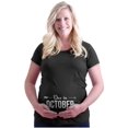 thumbnail image 1 of Cute Expecting Baby Due in October Women's Maternity T Shirt Tee Brisco Brands S, 1 of 7