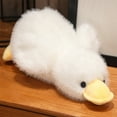 thumbnail image 1 of Cute Explosives Hair White Ducks Doll Toy - Soft Plush Cotton Stuffed Animal, Comfortable Hugging Companion for Kids & Adults, Easy to Clean, Perfect Gift for Birthdays White, 1 of 6