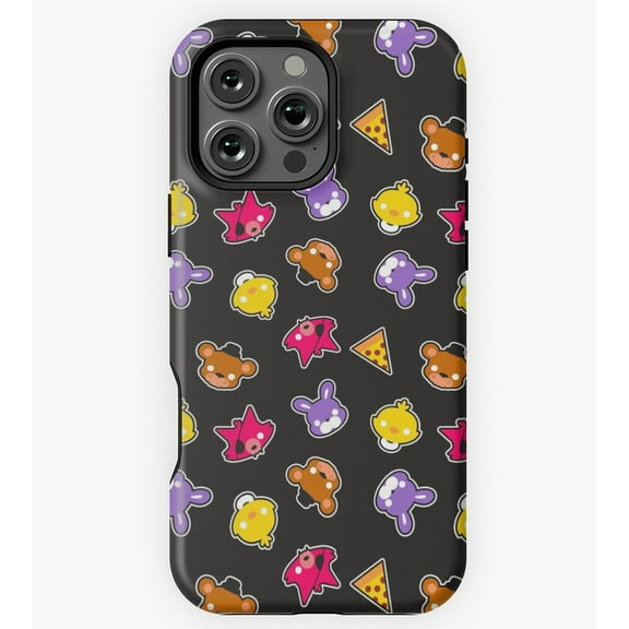 Cute FNAF Freddy Faces GA304 Phone Case for iPhone 11 to 17 Pro Max