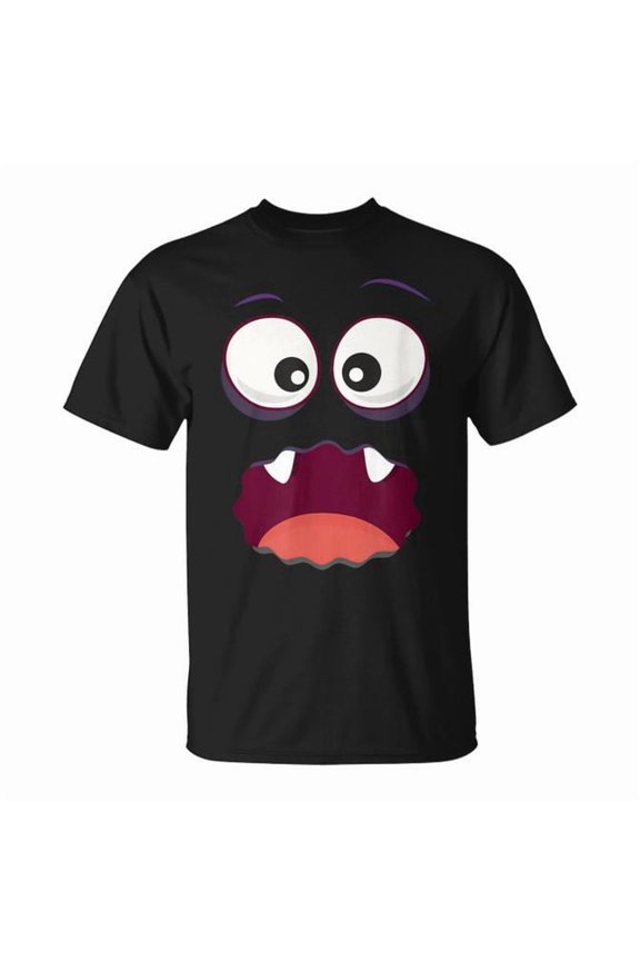 Cute Face Monster Head Ghost Cartoon Halloween Idea T-Shirt Size S-5XL