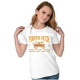 thumbnail image 1 of Cute Fall Autumn Pumkin Patch Wagon Womens Slim Fit Graphic Tee Brisco Brands X, 1 of 5