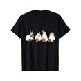 thumbnail image 1 of Cute Fall Ghost Bunny Rabbit Halloween Costume Spooky Season T-Shirt, 100% Cotton, Gifts for Men Dad Husband Grandpa, S to XXXL, Black, 1 of 6