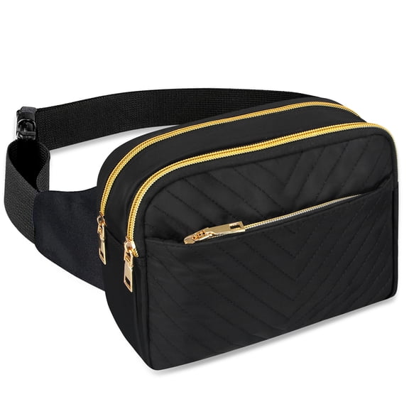 Cute Fanny Pack for Women Fashion Travel Fanny Pack Small Waist Bag Crossbody Fanny Pack Quilted Stylish Belt Bag Womens Ladies Fanny Pack Purse