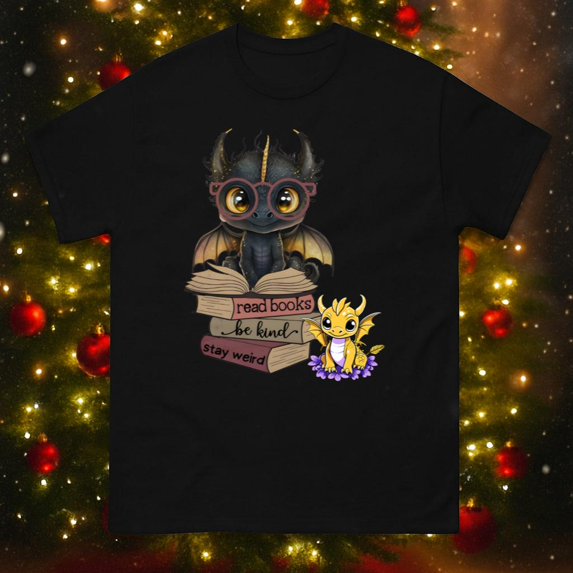 Cute Fantasy Tairn Andarna Book Inspired Dragon Art Unisex T-Shirt, up to size 5XL