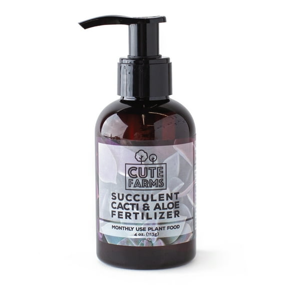 Cute Farms Succulent, Cacti, & Aloe Fertilizer (4 oz. Spray Bottle)