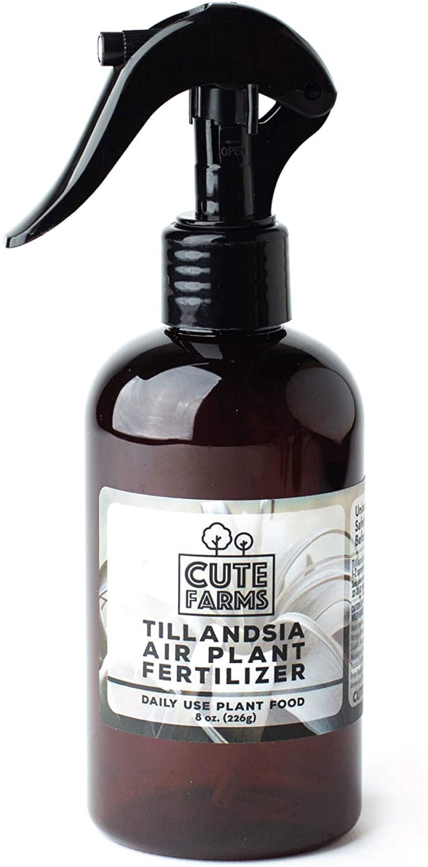 Organic Air Plant Food Fertilizer Spray - Ready-to-Use Mist For Tillandsia,  Bromeliads & Epiphytes (8 Oz)