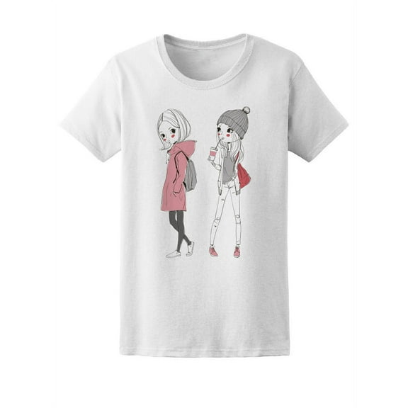 Cute Fashion Girls T-Shirt Women -Image by Shutterstock, Female x-Large